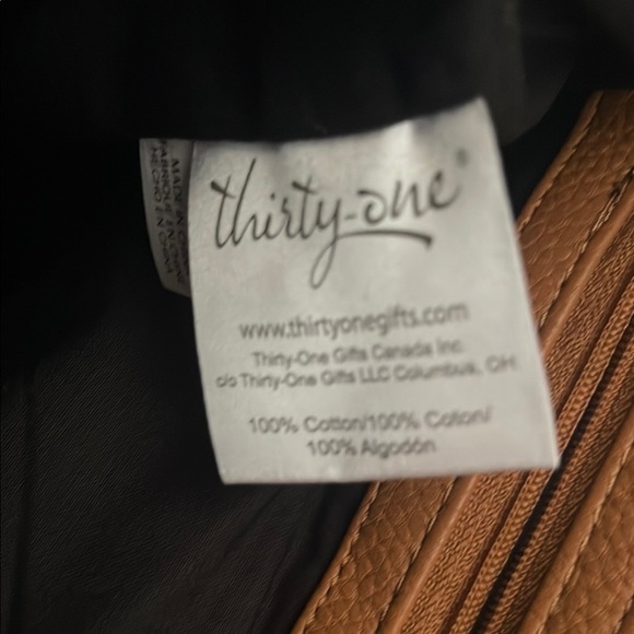 Thirty-One Gray and White Geometric Tote Bag - Picture 7 of 7